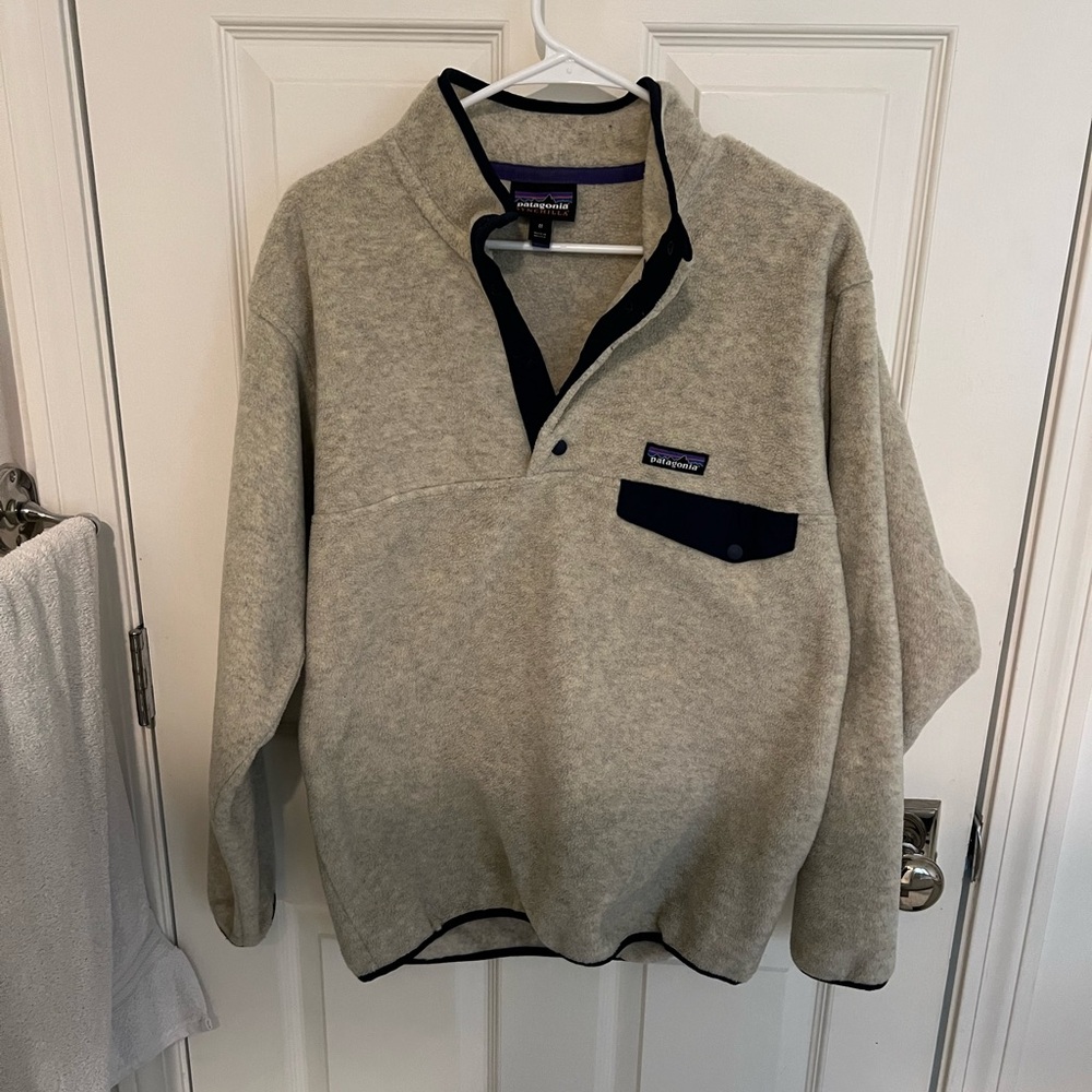 Patagonia Men's Synchilla snap t fleece pullover size medium
